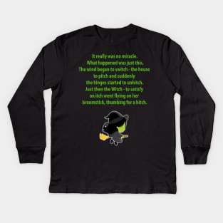 Ding Dong The Witch Kids Long Sleeve T-Shirt